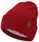 Bequemer Laden Damen Winter Warm Beanie Mütze Strickmütze mit Satin Gefüttert Thermo Wintermütze Lässig Mützen Cap, Weinrot