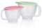 Tupperware Classic Mix-N-Store Pitcher Set in Mint Green & Candy Pink - Dishwasher Safe & BPA Free - (2 Bowls + 2 Lids), 173871