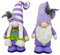 Micozy 2PC Muttertag GNOME Plüsch Geschenke für Frauen, lila Lavendel GNOME mit Kranz Blumen gefüllt Frühling Sommer gesichtslose Puppe Gnom Plüsch Dekor für Home Tiered Tray Party Decor(#23)