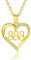 INFUSEU Engelszahl Kette, 925 Silber 18K Gold Anhänger Zahl Engel Lucky Nummer Charm Halskette 888 Glücksanhänger Chokerschmuck für Frauen