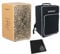 Schlagwerk CP82 Cajon Rudiments Fingerprint + keepdrum Sitzpad und Cajon-Tasche