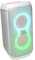 JBL PartyBox Club 120 - Portable Party Speaker with Foldable Handle, Powerful JBL Pro Sound, Futuristic lightshow, Up to 12 Hours of Play time, Splash Proof, Dual Mic & Guitar Inputs (White)
