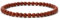 Landorilo Naturstein Perlen Heilstein Armband aus 4mm Runde Steinperlen, Yoga Armbänder für Damen Herren, Glücksarmband, Exquisite Geschenke, Ersatzperlen Inklusive(R Jaspis Rot)