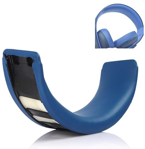 HAIZEEN Headband Compatible with Sony PS4 PS3 Gold Wireless Headsets 7.1 Virtual Surround Sound CECHYA-0083 Headphones Headband Replacement Cushion(Soft Leather)