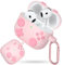 Olycism for AirPods 4 Case 2024 Silicone Protective Cover for Apple Airpods 4th Generation Shockproof Support Wireless Charging Soft Case Classic Retro Handheld Game Console Design Case Pink