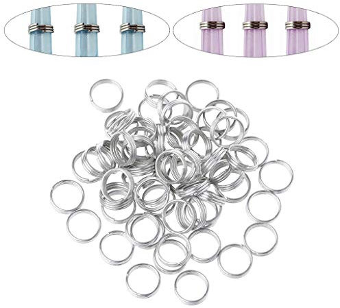 50 Stück Stahl Dart Shaft Ring Runde Ringe Set tragbar und nützlichLanglebig und stilvoll.