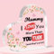 JETTOP Regalo para el día de la madre para mamá, regalos divertidos para mamá, cumpleaños, Navidad, corazón, placa acrílica, regalo para mamá, I Love You More Than YouTube