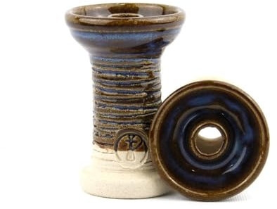 HISPACACHIMBA HC STRIP - Cazoleta Cachimba Phunnel HighFire HC STRIP Shisha | Hookah Bowl Tazón de Barro Compatible con HMD Provost & Papel de Aluminio (HoneyBlue)