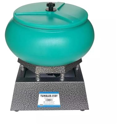 17-Inch Extra-Large Vibratory Tumbler for Polishing Metal Jewelry and Finishing Pearls, Wet Or Dry for Jewelry Metal Casting