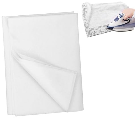 VYNZOR Bügelvlies Vlieseline H250, 100 x 200 cm Weiß Aufbügelbare Vlieseinlage Stoff Mittel (50g/m²) zum Nähen, Quilten, Basteln, für Kleidung und Schneidern