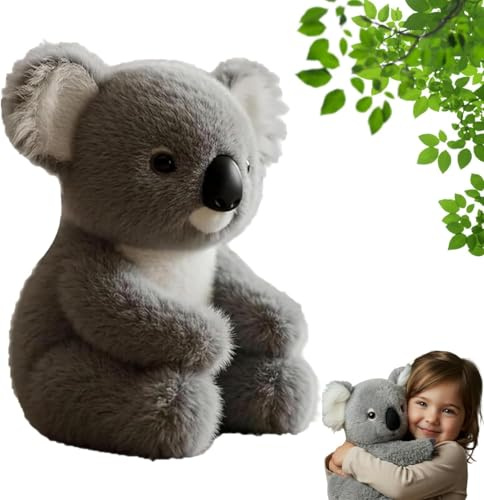 Peluche Koaly AI, Peluche Interactive pour apaiser Les émotions - Peluche Koala réaliste avec des mouvements réalistes, Jouet pour soulager Le Stress et l'anxiété, Compagnon AI câlin pour e 2PCS_15CM