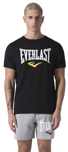 Everlast Herren 2000 Black T-Shirt (1er Pack)