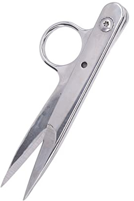 Fafeims Tijeras Afiladas de Acero Inoxidable para Bordar, para Cortar Hilos Rápidamente, para Sastres, Aficionados y Distribuidores de Telas para Uso Doméstico