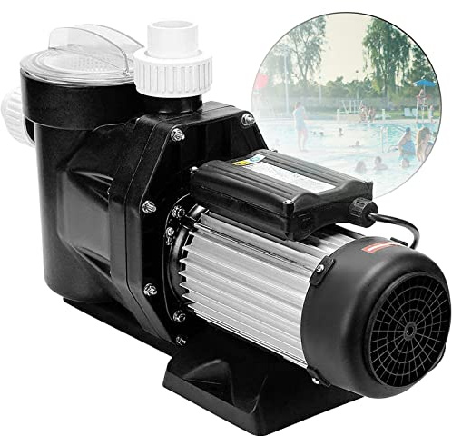 Pool Pump 2.0 HP for Above Ground & Inground Pools, 7500 GPH Self-Priming with Strainer Basket, Ideal for Fast Water Drainage and Powerful Operation