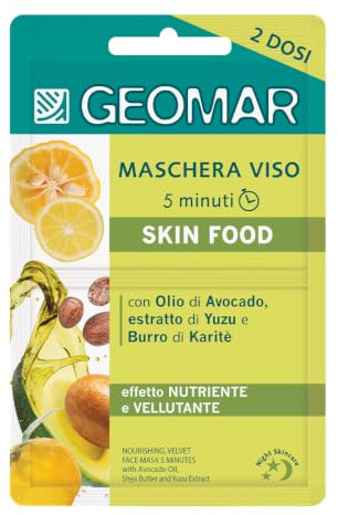 GEOMAR | Skin Food Gesichtsmaske, nährende und samtige Wirkung, 15 ml