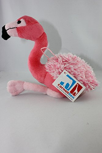 Cornelißen - 1017019 - Flamingo, Plüsch, 19cm, mit Hänger, Stofftier, waschbar bis 30 Grad