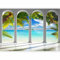 murando Photo Wallpaper Ocean 245x175 cm - Peel and Stick Self-Adhesive Foil Print Wall Mural Tropical c-C-0182-a-a