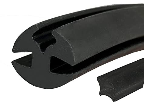 Traditional Type Rubber Window Windscreen Glass Seal 5mm to 5mm with Filler Strip for Car Boat Van