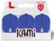 LSTYLE Dart Flights: L3 PRO KAMI Shape - Ultra Flexibel - für Soft Tip und Steel Tip Darts - Blau