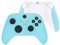 eXtremeRate Coque Avant de Remplacement pour Xbox Séries X/S, Coque Avant avec Poignée Grip Customisé pour Xbox Séries X/S Manette, Bleu Céleste