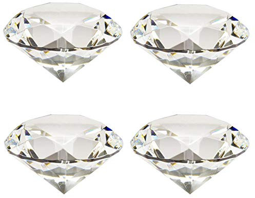 Eterspr 40mm Kristall Glas Diamant für Hochzeits-, Party- und Schaufensterdekoration