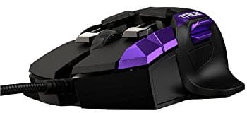 Swiftpoint Tracer Wired Gaming Mouse: 13 Programmable Buttons, 2 Pressure Sensors, Side Buttons, 12000 DPI, Mechanical Switches, Onboard Memory, 16 Game Profiles, RGB, Purple/Black, PC & Mac Gamers