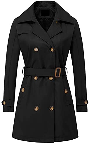 Chrisuno Damen Trench Coat Trench Coat