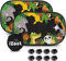 iZoeL Coche Parasol Bebé con Ventosa Parasol Ventana Coche para Niños Ventana Lateral Parasol Película Bosque Animales