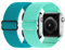 2 Pezzi Cinturino elastico compatibile con Apple Watch 38mm 42mm 40mm 44mm 41mm 45mm, cinturino di ricambio in nylon morbido per iWatch Series 7,6,5,4,3,2,1,SE(acqua/verde pavone, 38/40/41mm)