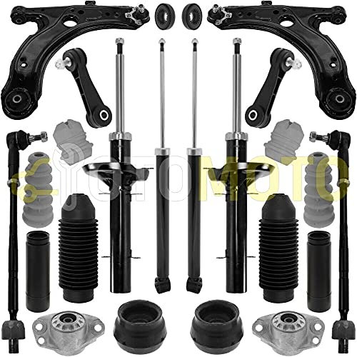 Stoßdämpfer-Set vorne / hinten, kompatibel mit Seat Leon 1M TOLEDO 1M2, bestehend aus 20 Stück