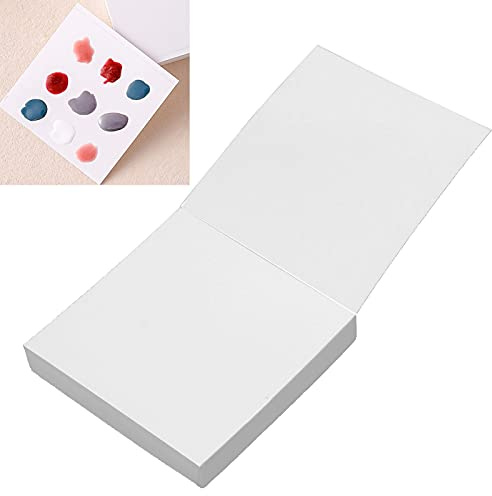 Papier de Mélange de Couleur D'ongle, Papier de Correspondance de Couleur D'ongle de 50 Pièces, Papier de Sélection de Couleur de Vernis à Ongles Imperméable Jetable pour Toutes Sortes de Gels(L)