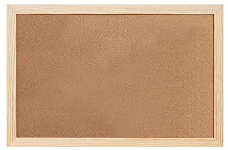 LIU- Pinnwand Aus Kork Mit Holzrahmen Dekorative Pinnwand Zur Wandmontage, Für Heimküche Büro Schule, Mit Stecknadel Und Befestigungssatz (Size : 50x70cm)