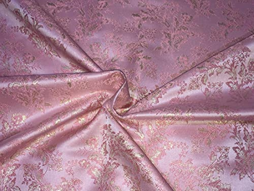 Tissu brocart jacquard rose et doré 152,4 cm de large BRO779[2] @ 30$ pour 90,9 cm de chaque uni et jacquard