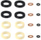 Joint d'injecteur 1.6 HDI 16Pcs OctBird Kit de Rondelle Joints d'injecteur Diesel, Joint Torique d'injecteur Diesel Adapté pour Citroen, Joints d'injecteurs 1.6 hdi Compatible avec Peugeot