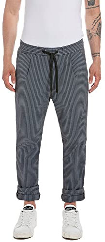 Replay Herren Hose mit Stretch, Light Indigo 030 (Blau), 34W / 32L