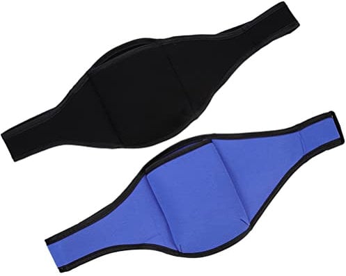 Vaguelly 2PCS Adjustable Microphone Holder Belt Mic Belt Microphone Holder Pack for Fitness Instructor Speaker