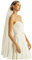 Bianco Evento Damen Schleier mit Schnittkante 110 cm lang Brautschleier Schleier Softtüll Soft Ivory Hochzeit