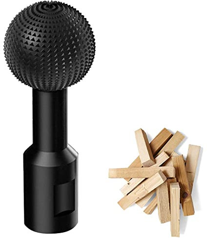 Kugelfräser für Winkelschleifer, 40mm Durchmesser Holzfräser für 10/14mm Winkelschleifer, Schnitzbohrer für Holzschnitzerei Schleifen Polieren Gravieren (10mm)