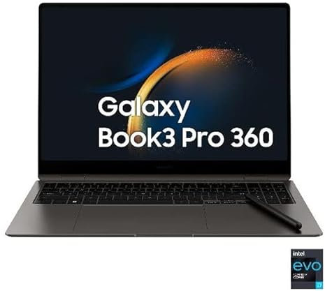 GALAXY BOOK3 PRO 360 16 Touchscreen Dynamic AMOLED 2X, S Pen, i7-1360P RAM 16GB 512GB SSD WINDOWS 11 PRO
