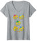 Damen Captain Planet Rings of Power T-Shirt mit V-Ausschnitt