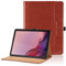 Funda para Lenovo Tab M9 HD 9,0 Pulgada 2023 Carcasa TB-310FU / Nook 9 Lenovo Tablet (2024) PU Leather Ángulos Ajustables Tablet Case Incorporado, Carcasa Antichoque y Bolsillo - Marrón