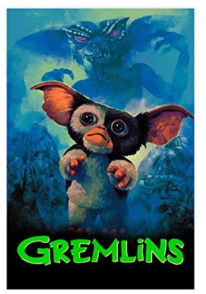 Gremlins Leinwand-Poster, Wandkunst, Dekordruck, Bild, Gemälde für Wohnzimmer, Schlafzimmer, Dekoration, ungerahmt, 30 x 45 cm