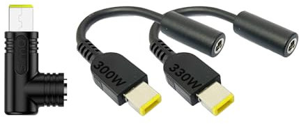 SlimQ Compatible with 𝗟𝗲𝗻𝗼𝘃𝗼 laptops - 330W DC Power Adapter Connector Kit Adapter, 11x4.5mm DC Connectors