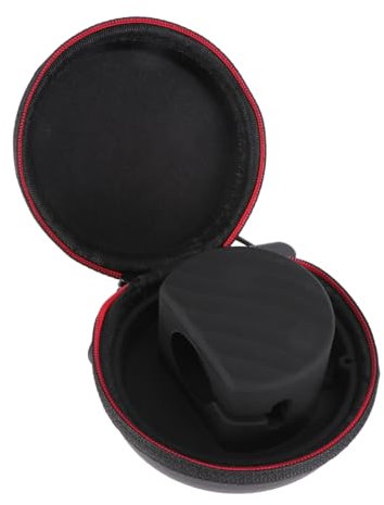 NAMOARLY Portable Charging Stand for and Silicone Storage Case Wire Winder Compact Organizer for Travel and Home Use Black