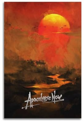 VZRSQZK Apocalypse Now Poster, dekoratives Gemälde, Leinwand-Wandposter und Kunstdruck, modernes Familienschlafzimmer-Dekor-Poster, 20 x 30 cm