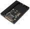 Multibao M.2 to U.2 Adapter, U.2 SFF-8639 to M.2 NVME SSD Adapter Card For PC aluminum alloy case 2.5 inch