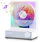CD-Player Tragbar mit Bluetooth 5.3, 2024 Neue Intelligente Musik CD Player, Desktop-Multifunktionaler CD-Player mit HiFi-Sound-Lautsprechern, Bunte LED-Lichter, Transkription mit einem klick