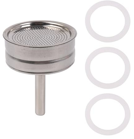 BQLZR Juntas para máquina de café, embudos, filtros de malla, repuesto para Bialetti