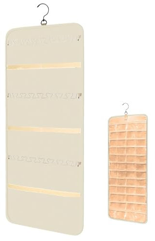 Doppelseitiger Schmuck-Organizer, Schmuck-Reise-Organizer, Schmuck