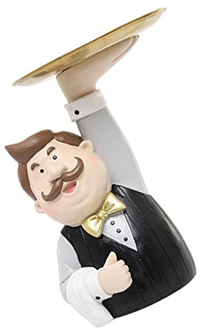 TOGEVAL Porta Chiavi e Vassoio Gioielli Piccolo Organizer Per Anelli Bracciali Orecchini e Frutta Nero Decorazione Versatile Per Casa e Ufficio